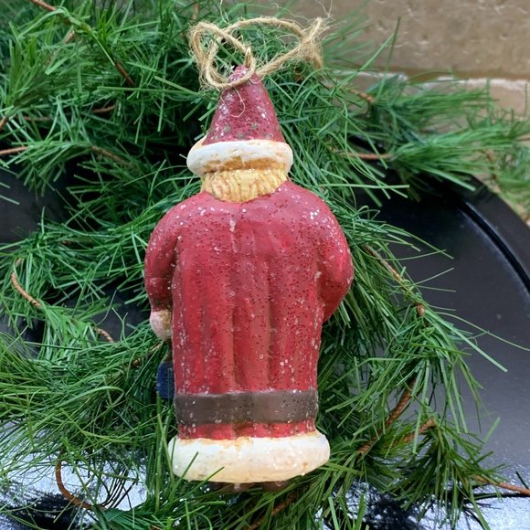 Vintage Santa Ornament - Picture 4 of 4